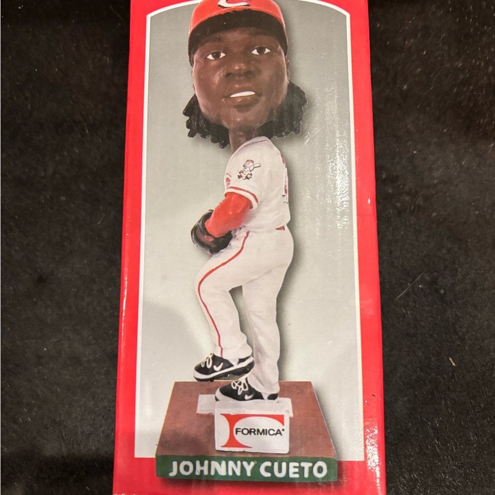 Red and White Bobblehead